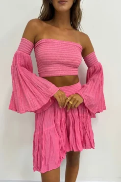 Myrto Mini Skirt Pink