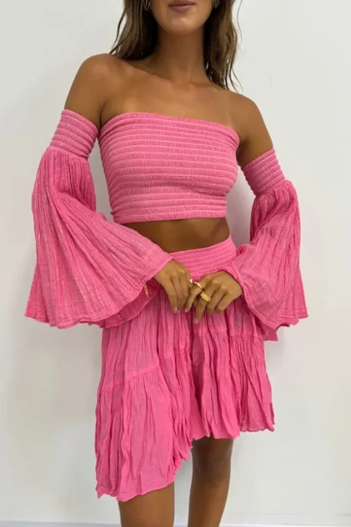Myrto Mini Skirt Pink