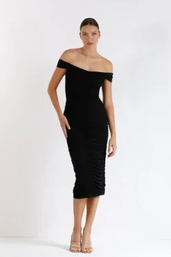 New Horizon Tapered Midi Black