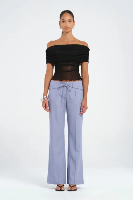 Nico Off Shoulder Top Black