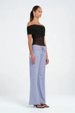 Nico Off Shoulder Top Black