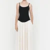 Olga Contrast Knit Full Dress Black/White