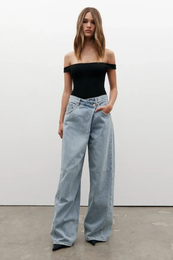 Palace Fold Waist Jean Oakland Blue