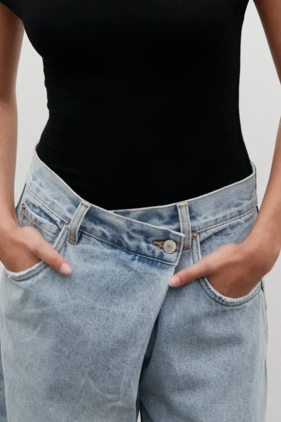 Palace Fold Waist Jean Oakland Blue