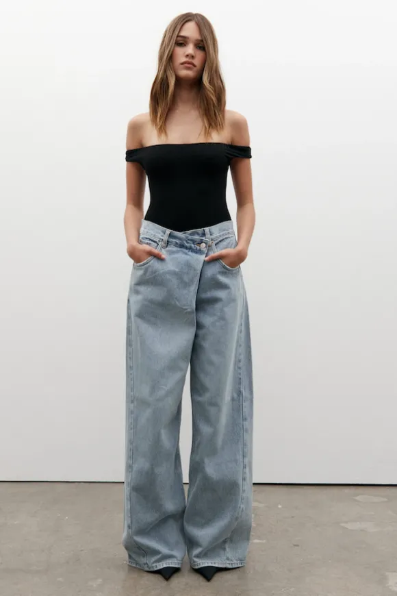 Palace Fold Waist Jean Oakland Blue