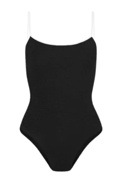 Pamela Swim Contrast Black/White