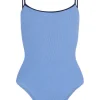 Pamela Swim Contrast Cornflower/Navy