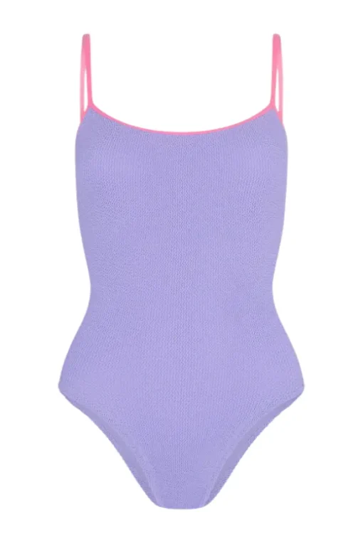 Pamela Swim Contrast Lilac/Bubblegum