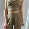 Penelope Top Mocha/Gold
