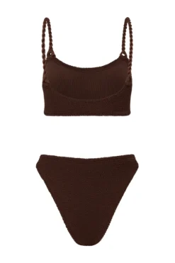 Phoebe Bikini Metallic Chocolate