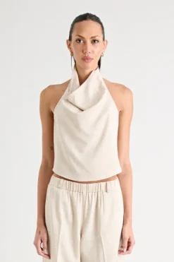 Pino Cowl Top Natural