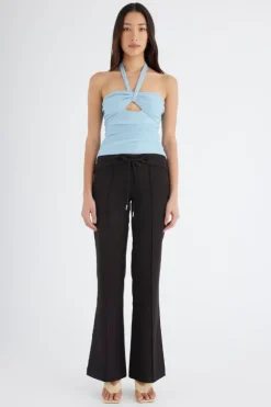 Prianka Halter Top Glacier Blue