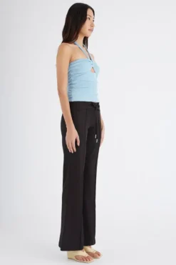 Prianka Halter Top Glacier Blue