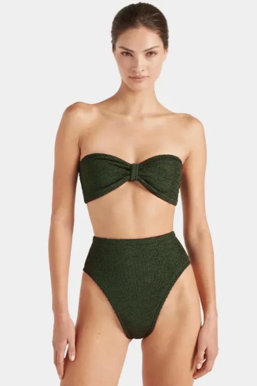 Ruby Bikini Metallic Khaki