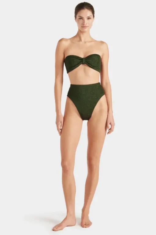 Ruby Bikini Metallic Khaki