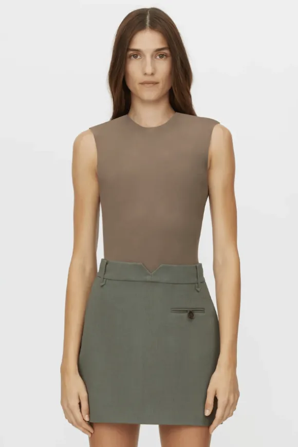 Saint Sleeveless Bodysuit Fawn