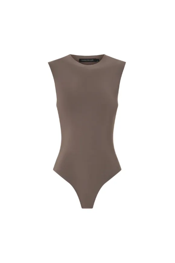 Saint Sleeveless Bodysuit Fawn