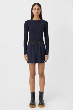 Saphira Pinstripe Skirt