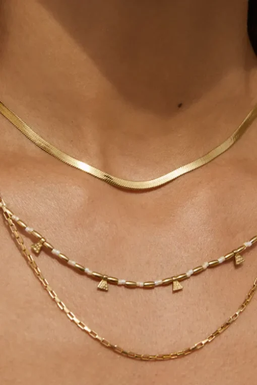 Sylvia Gold Snake Chain Necklace