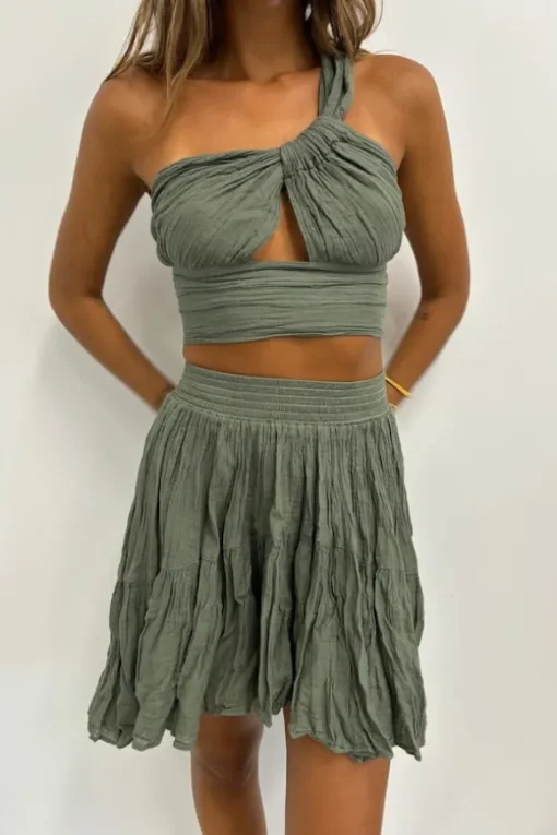 Tara Top Khaki