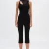The Allira Rib Tank Black