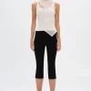 The Allira Rib Tank Ivory