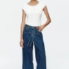 Tie Curve Seam Jean Heritage Blue